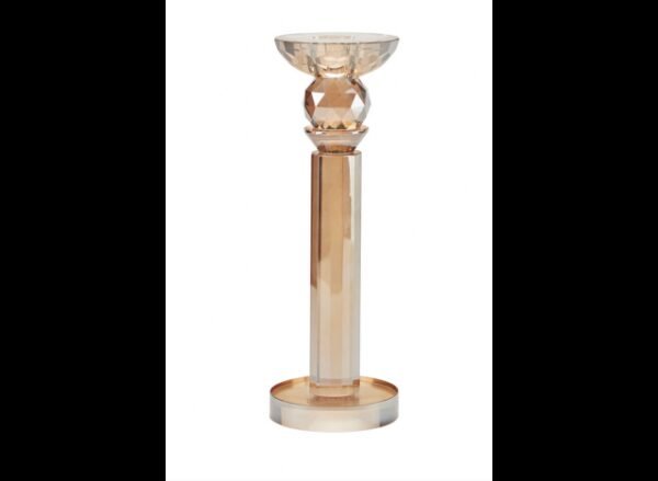 Lysestage Glas Amber Large